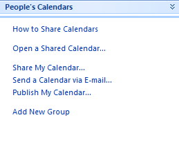 Outlook 2007 - Calendar Other