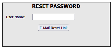 Password Reset Box 1