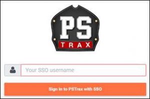 PSTrax Login Screen